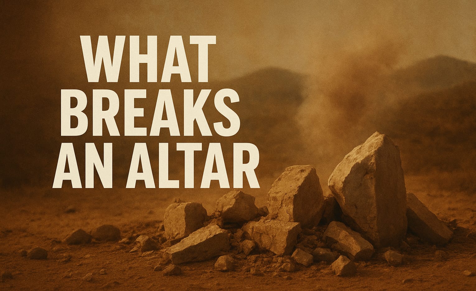 Read more about the article What Breaks an Altar