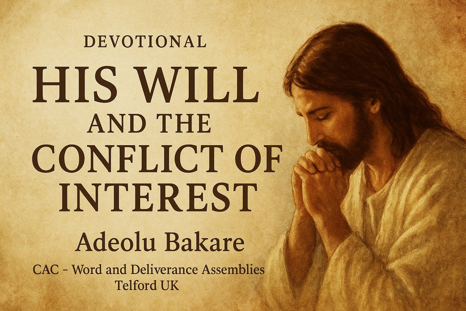 Read more about the article His Will and the Conflict of Interest