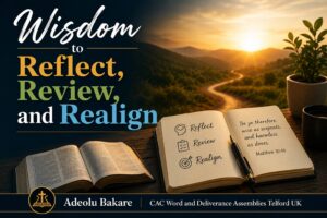 Read more about the article Wisdom to Reflect, Review, and Realign