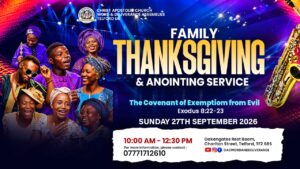 Read more about the article Family Thanksgiving & Anointing Service